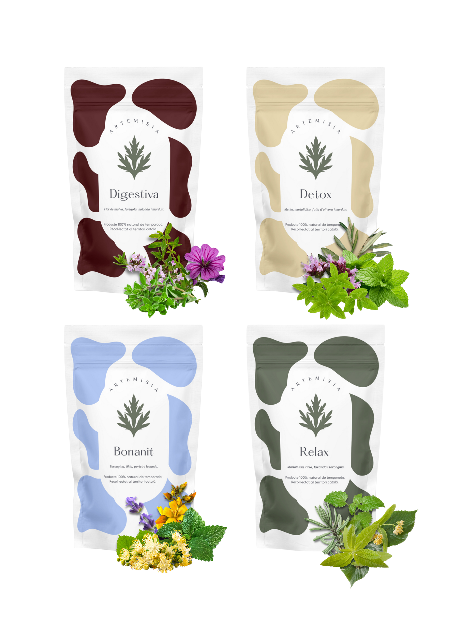 Lot essencials | 4 Infusions gurmet